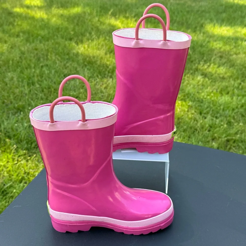 Western Chief Pink Kids Rain Boots 11/12
